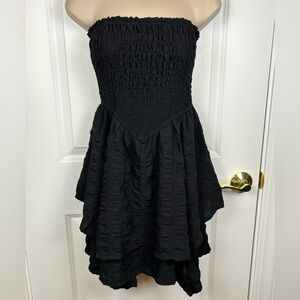 Wild Fable Elegant Black Strapless Dress